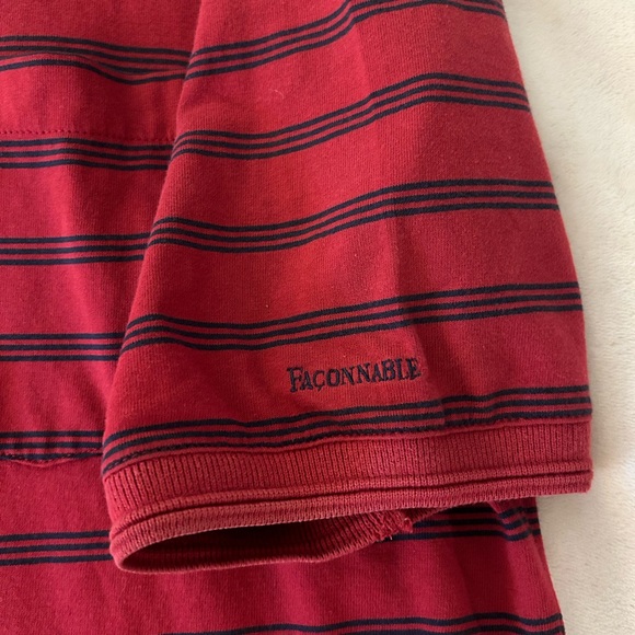 Vintage Faconnable Polo Sz M - Picture 5 of 6